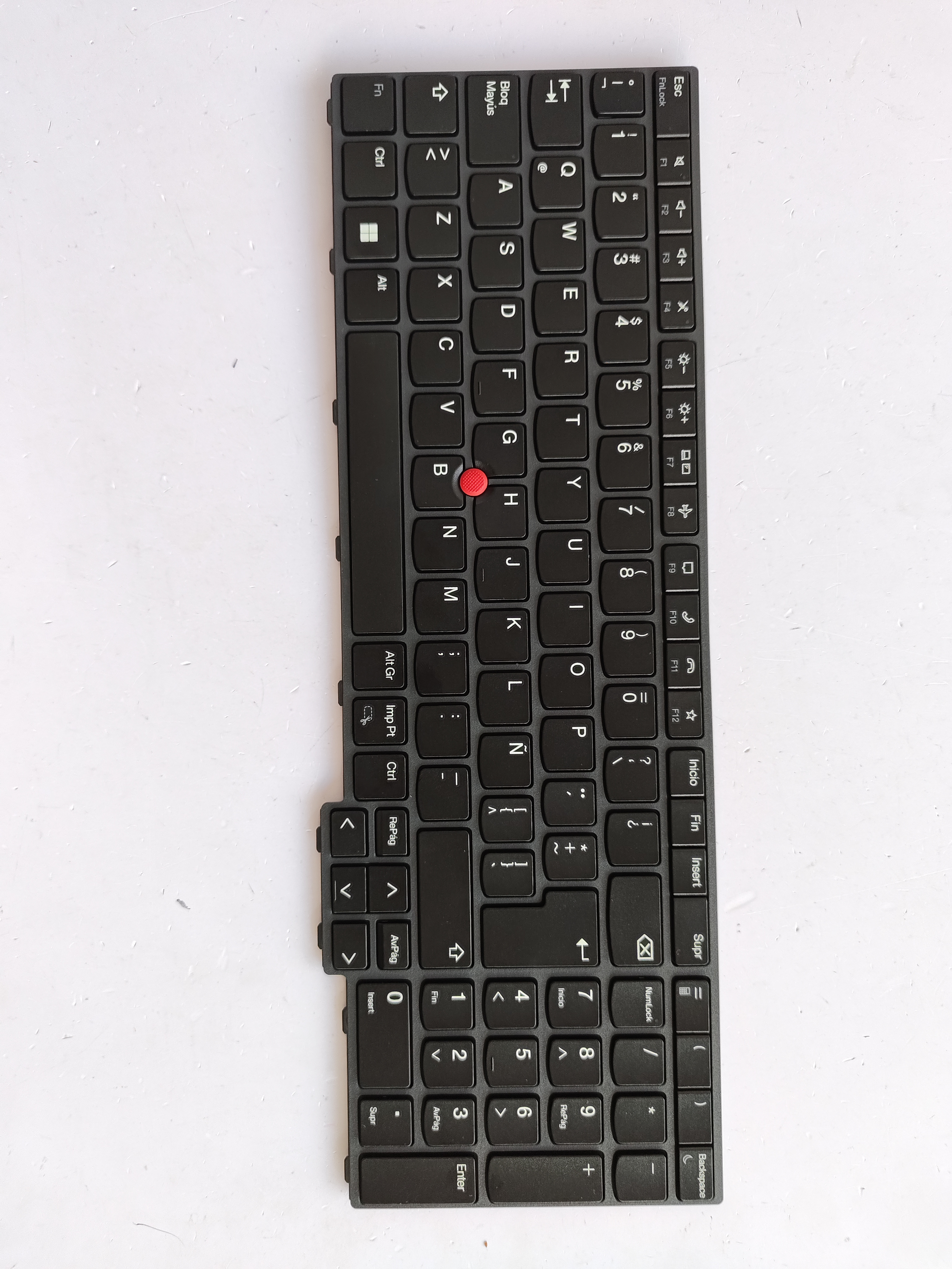 Picture of New Replacement Laptop Keyboard For IBM L15 GEN4 GRAY FRAME BLACK LA Layout